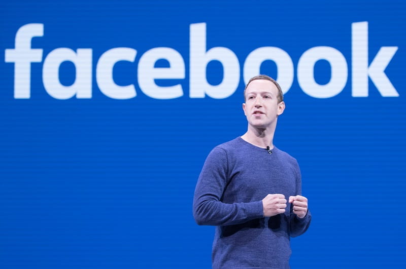 Facebook-Gründer Mark Zuckerberg bei einer Konferenz.