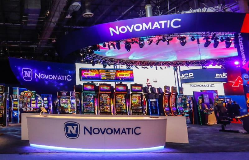 Ein Blick auf den G2E-Stand von Novomatic.