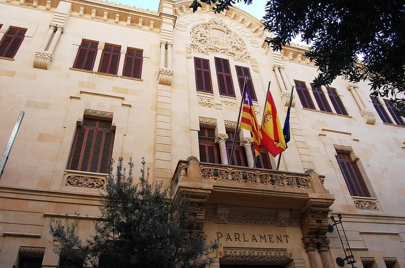 Das Parlamentshaus der Balearen in Palma.