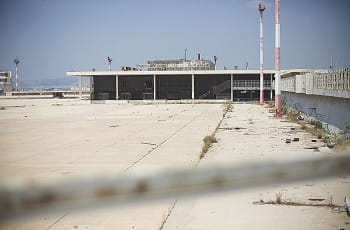 Der stillgelegte Hellinikon-Flughafen in Athen.
