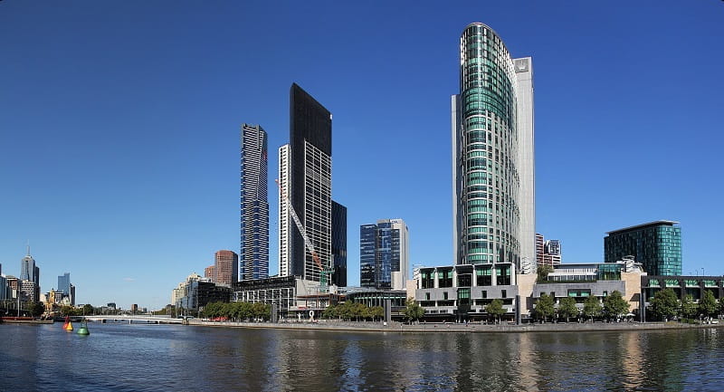 Der Crown Casino-Komplex in Melbourne.