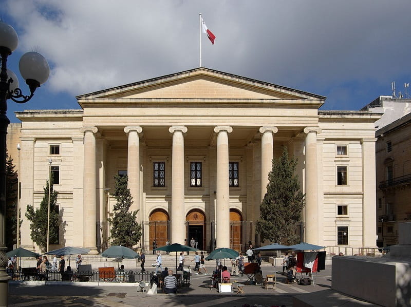 Das Zivilgericht in der maltesischen Hauptstadt Valletta. 