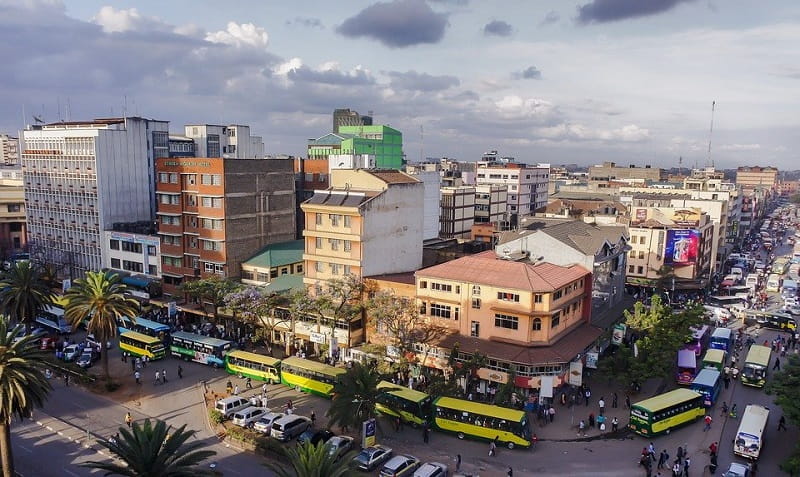 Ein Blick auf die kenianische Hauptstadt Nairobi. 