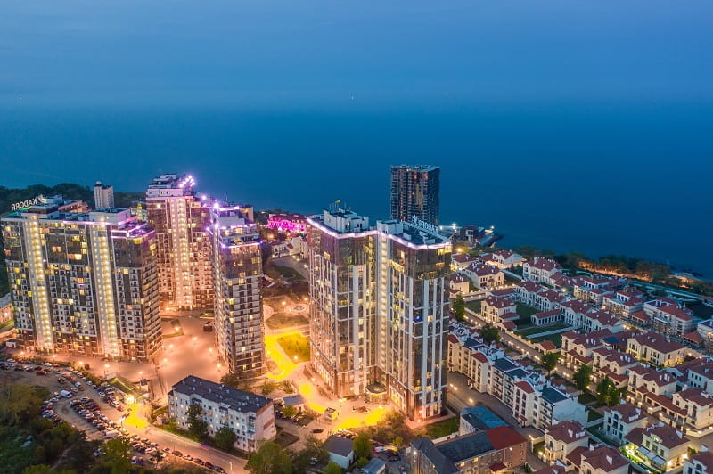 Ein Blick auf die ukrainische Touristenregion Odessa.