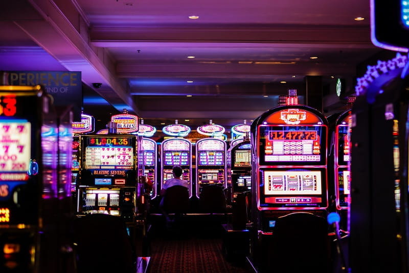 Die Slot-Area eines US-Casinos. 