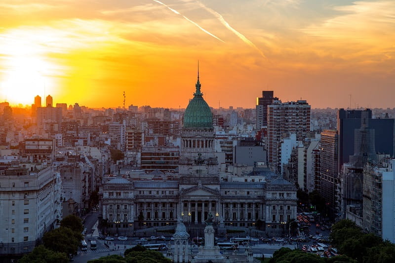 Der Regierungssitz von Buenos Aires, Argentinien.