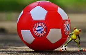 Ein FC Bayern München-Fußball.