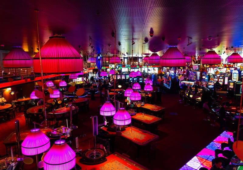 Die Spielzone eines Schweizer Casinos.