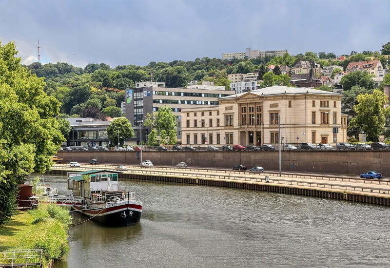 Der Landtag des Saarlands in Saarbrücken.