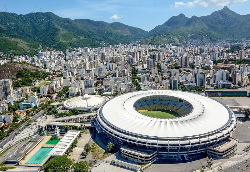 Das Maracana-Stadion von Rio de Janeiro.
