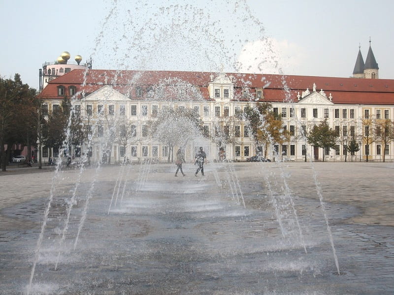Der Landtag in Magdeburg, Sachsen-Anhalt.