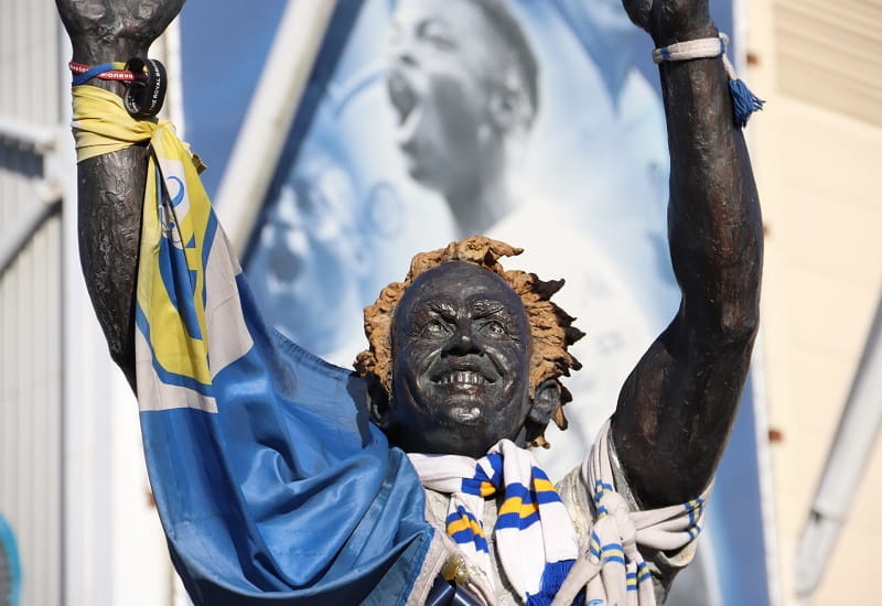 Ein Denkmal der Leeds United-Legende Billy Bremner.