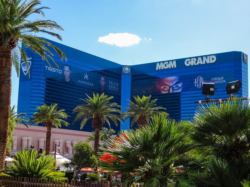 Das berühmte MGM Grand in Las Vegas.