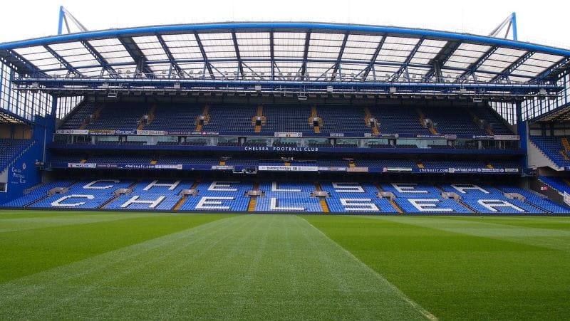Stadion des FC Chelsea.