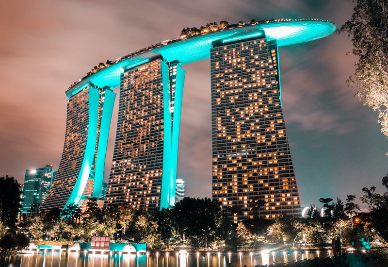 Das Marina Bay Sands in Singapur.
