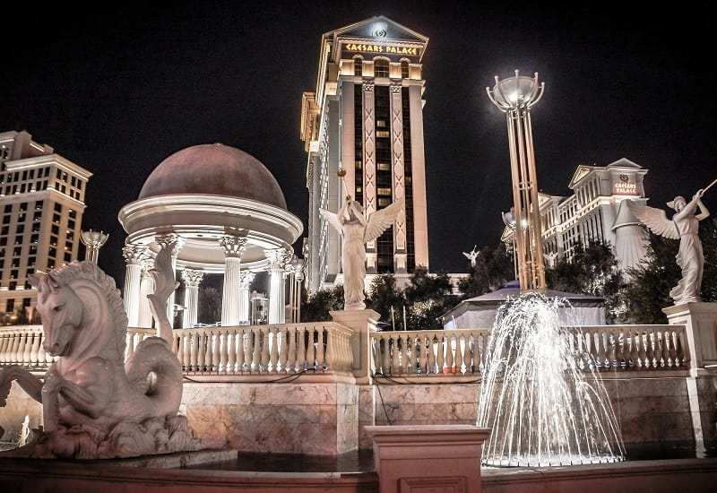 Der Caesars Palace in Las Vegas, USA.