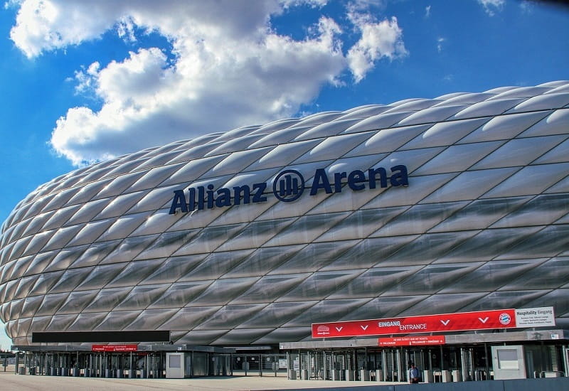 Die Allianz-Arena des FC Bayern München.