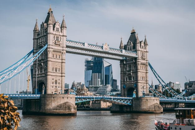 Die London Bridge der Hauptstadt Englands.