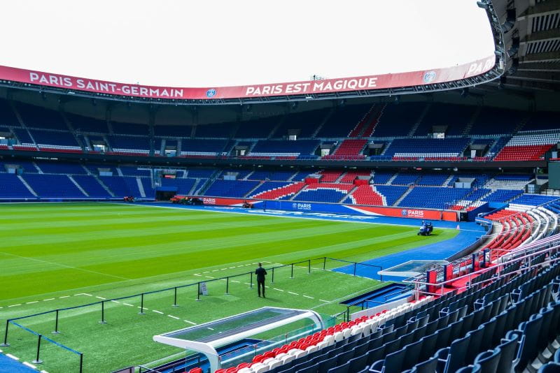 PSG Stadion, Paris.