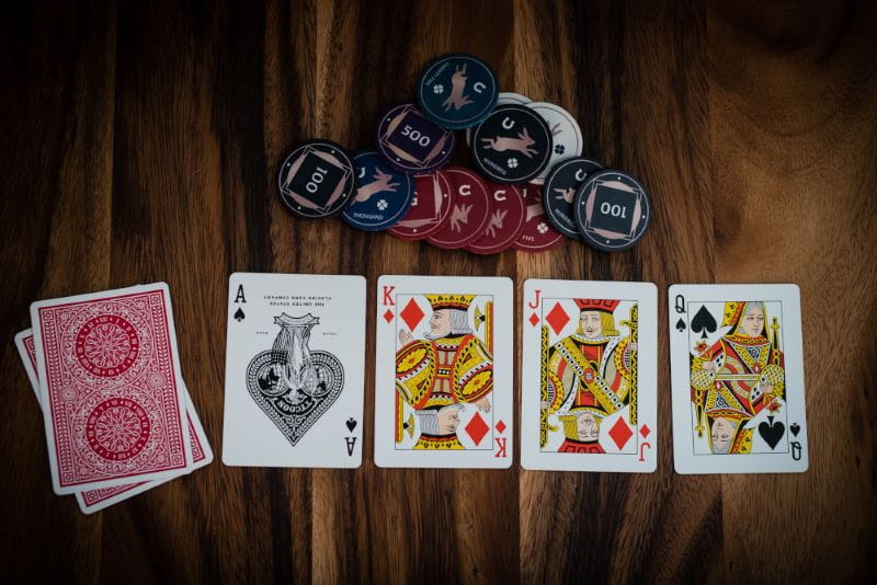 Kartu poker sebagai gambar simbol untuk World Series of Poker yang akan datang.