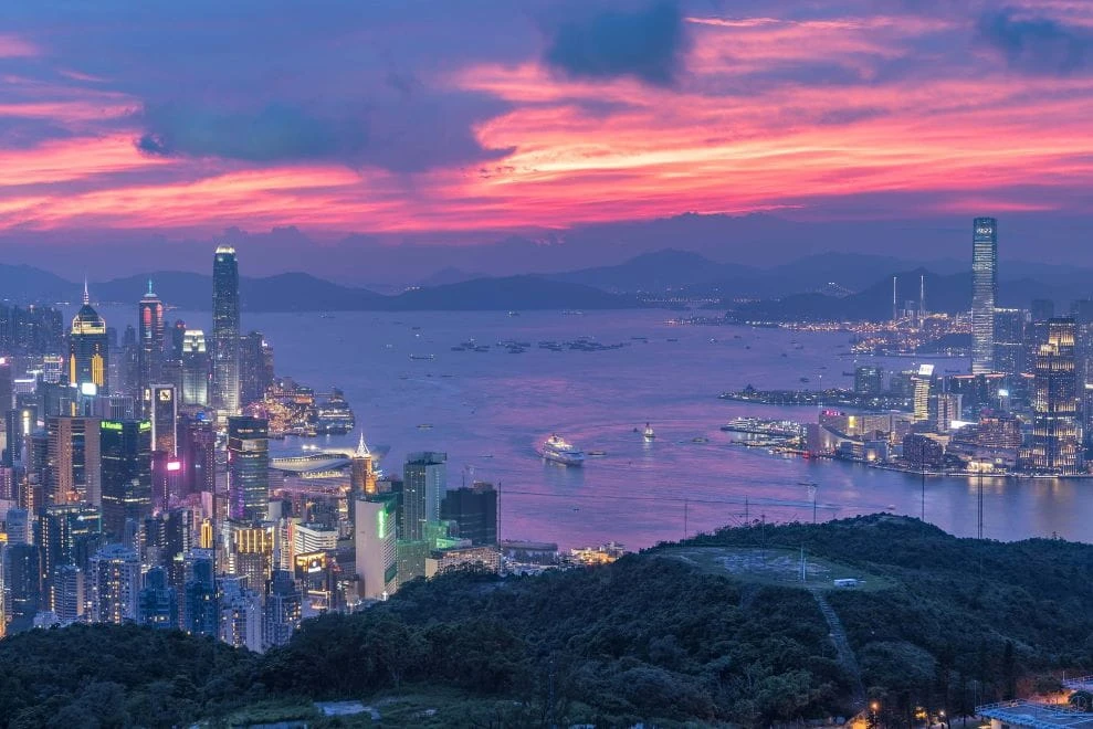 Langit Hong Kong.