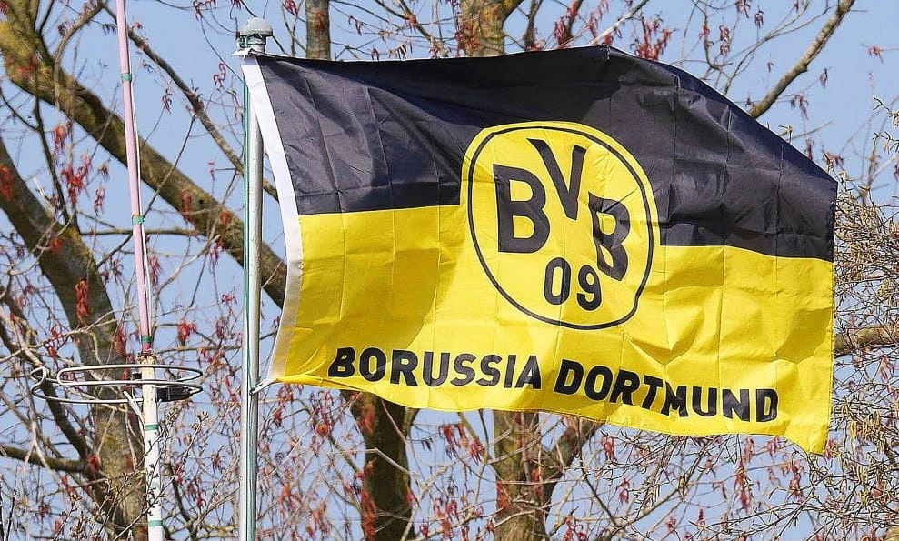 Bendera Borussia Dortmund.