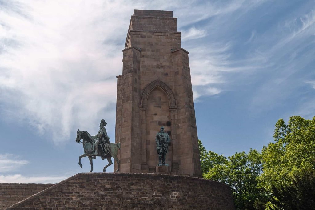 Das Kaiser Wilhelm Denkmal der Hohensyburg bei Dortmund