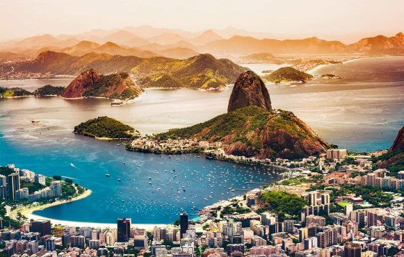 Luftbild von Rio de Janeiro