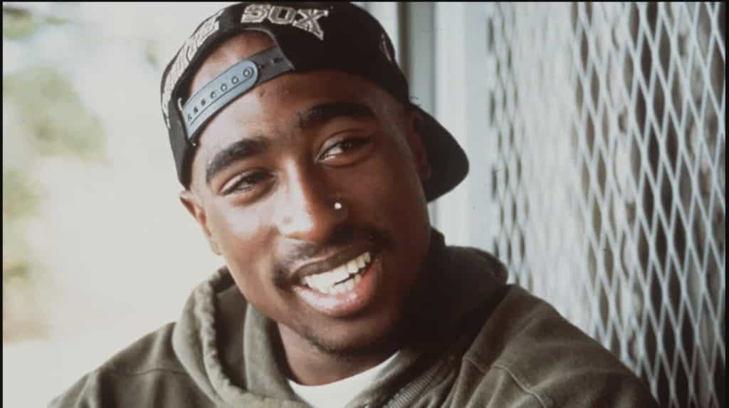 Eine Aufnahme des Rappers Tupac aus dem Film Poetic Justice