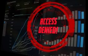 Eine Webseite mit der Fehlermeldung Access Denied