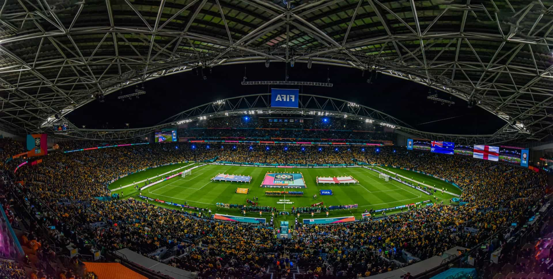 Das Accor Stadium in Sydney vor dem Spiel Australien vs. England