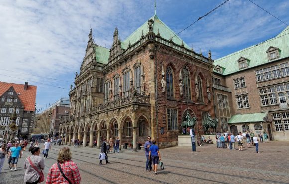 Außenaufnahme des Bremer Rathauses
