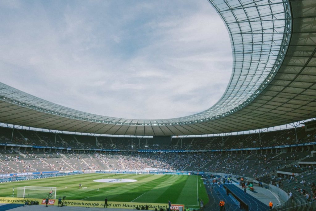 Innenaufnahme des Berliner Olympiastadions