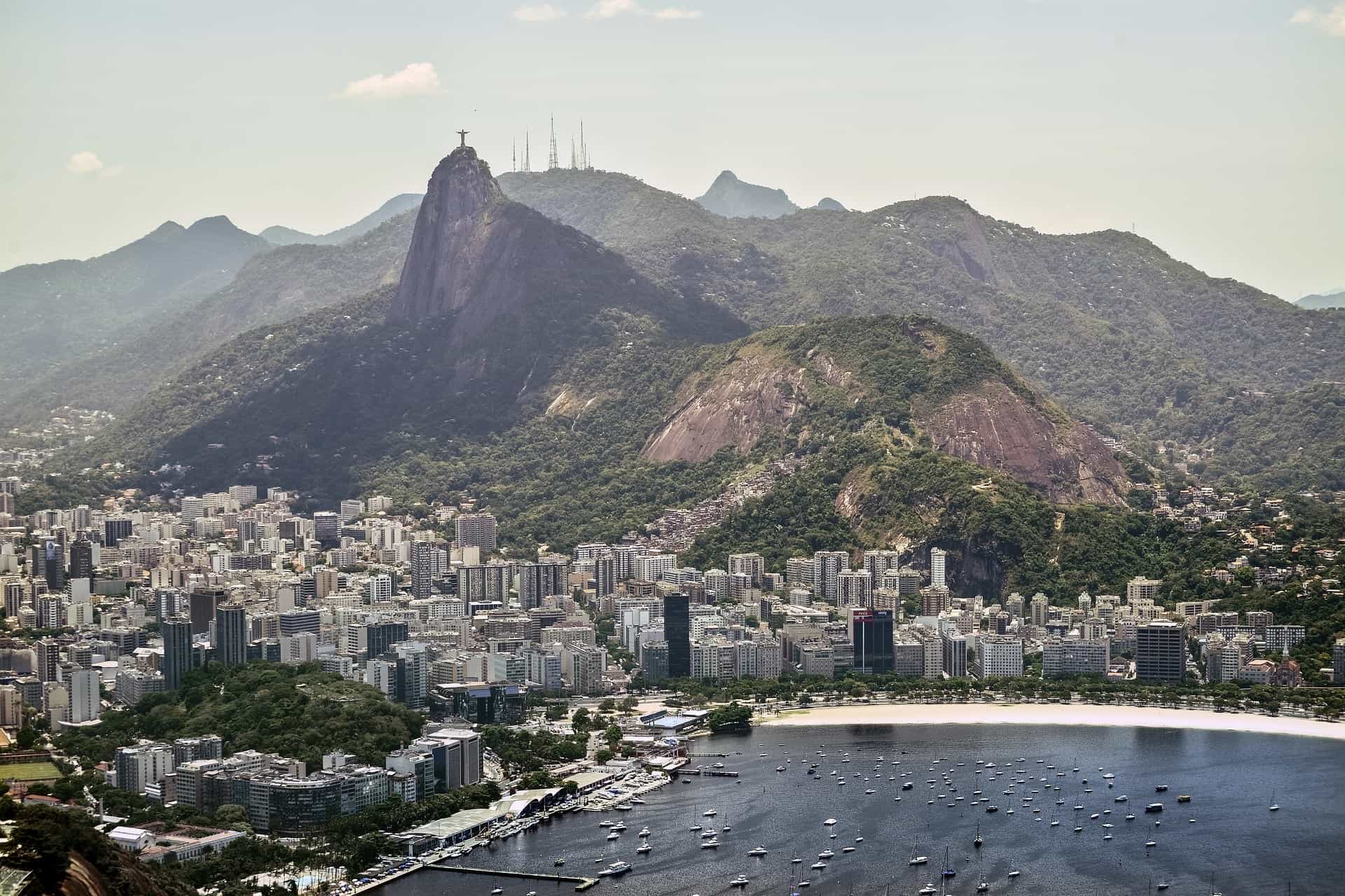 Luftaufnahme Aufnahme von Rio de Janeiro.