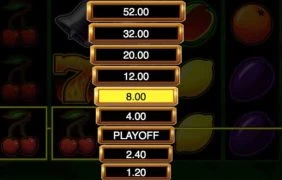 Darstellung einer Risikoleiter als Feature eines Online Spielautomaten.