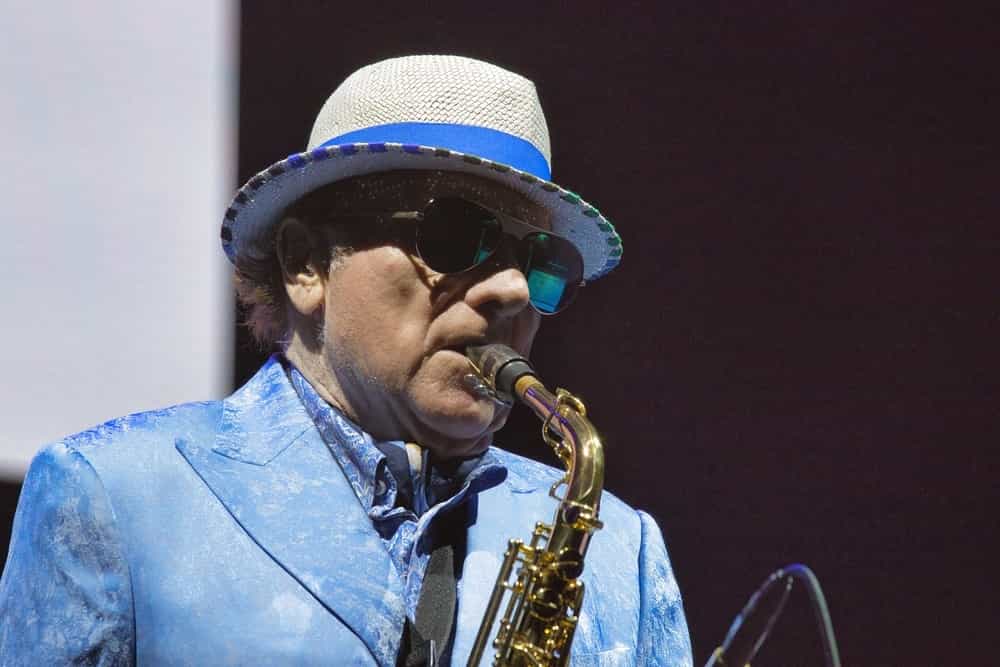 Aufnahme von Van Morrison bei einer Show in Memphis im Jahr 2022.