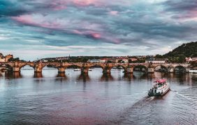 Brücke in Prag, Tschechien.