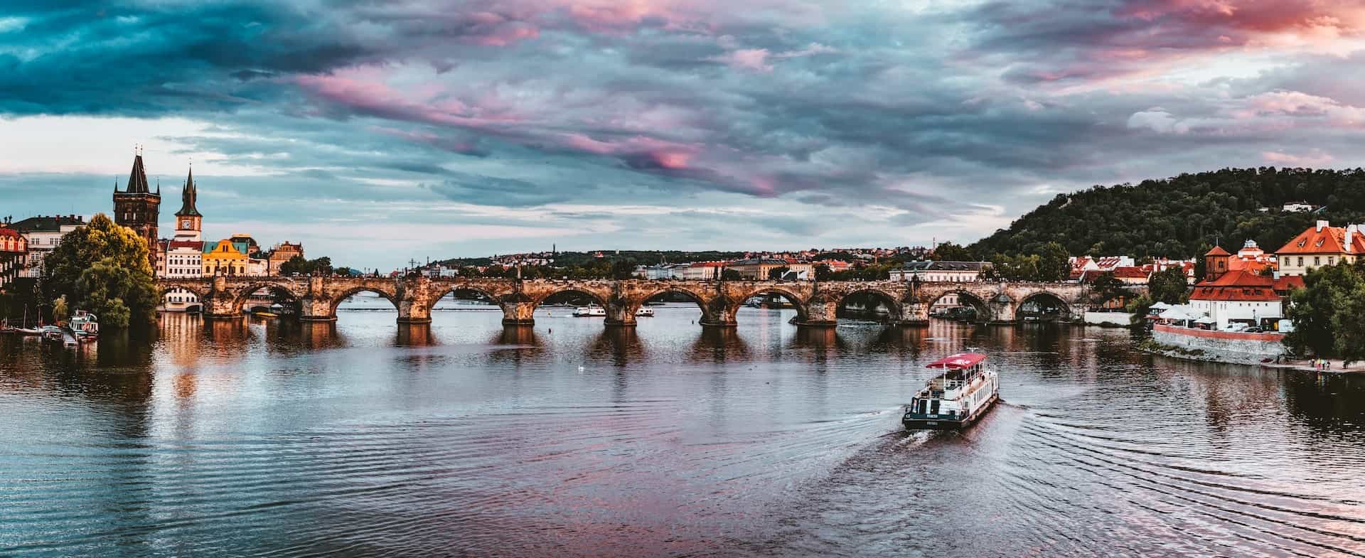 Brücke in Prag, Tschechien.