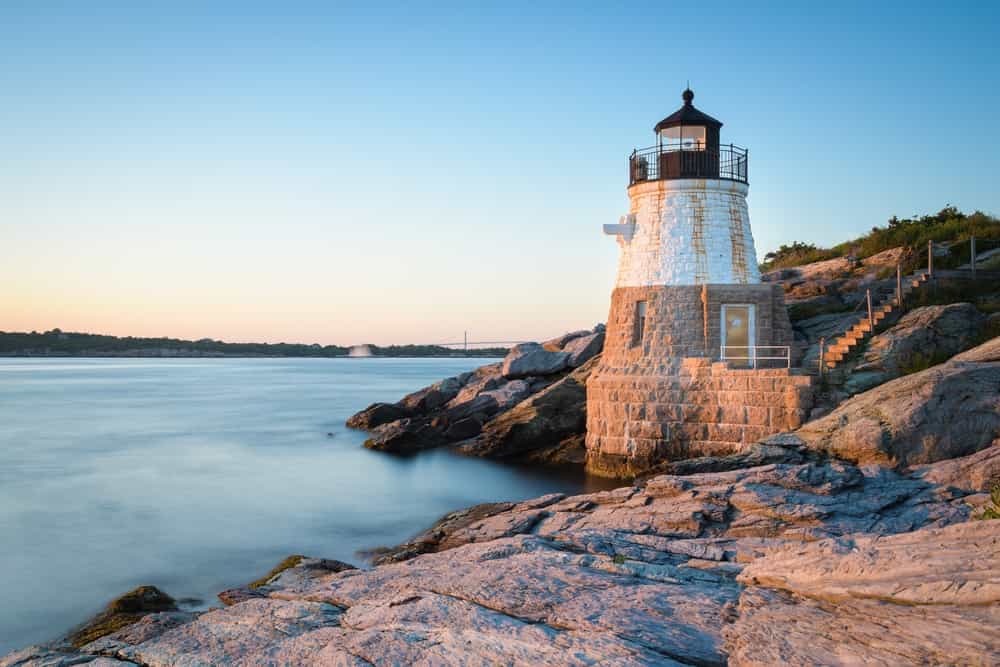 Leuchtturm auf Rhode Island.