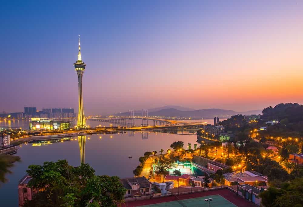 Sonnenuntergang in Macau