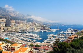 Der Hafen von Monte Carlo.