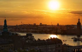 Stockholm Sonnenuntergang