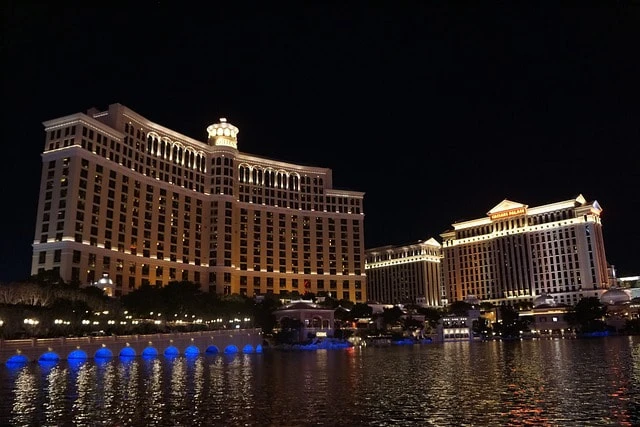 Das Bellagio Casino Hotel in Las Vegas