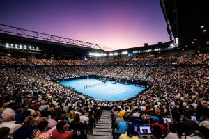 Der Melbourne Park bei den Australian Open 