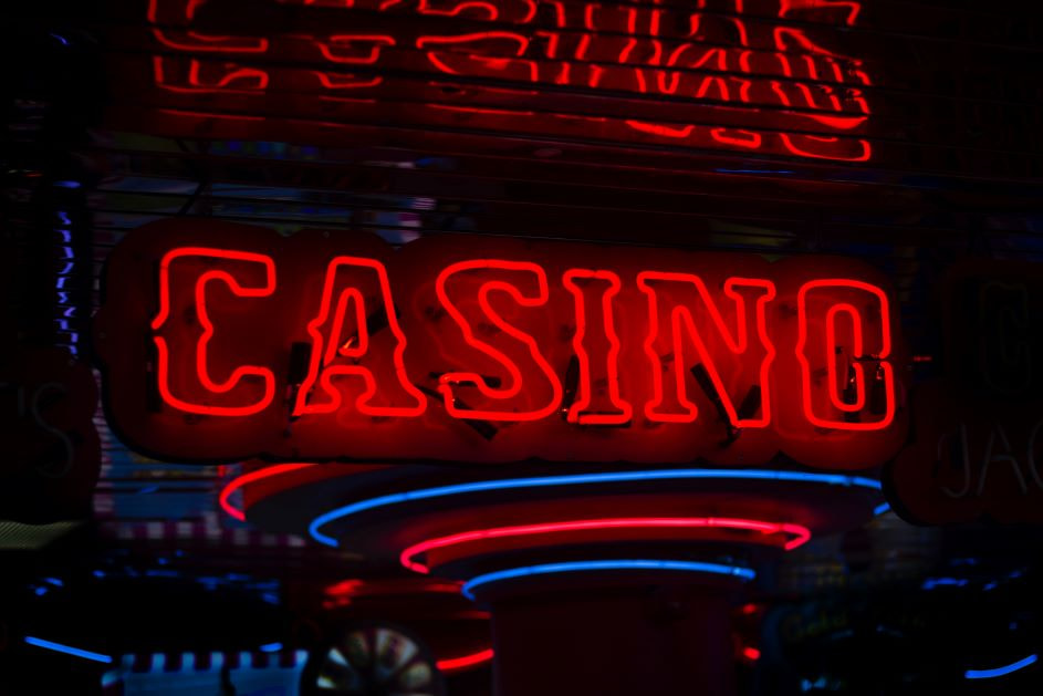 Leuchtendes Schild Casino