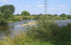 Verlauf der Sieg bei Siegburg