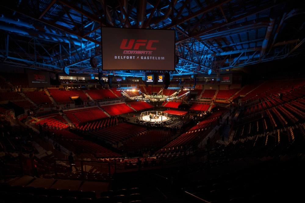 Arena einer UFC Veranstaltung 