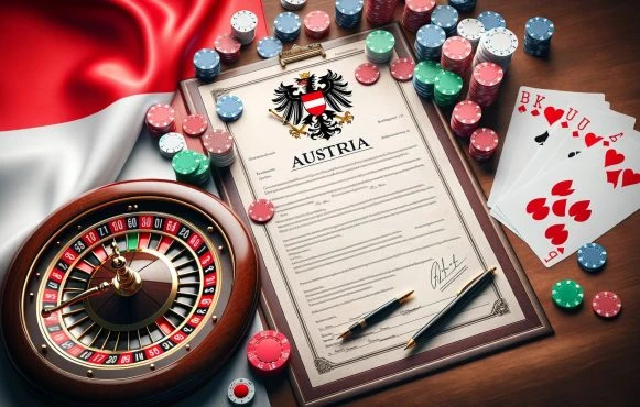 Symbolbild einer Glücksspiellizenz in Österreich