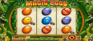 Spieloberfläche von Magic Eggs