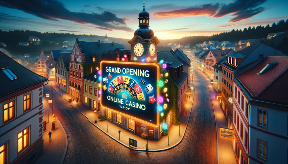 Symbolhafte Darstellung einer Werbung für das Online-Casino von Kassel